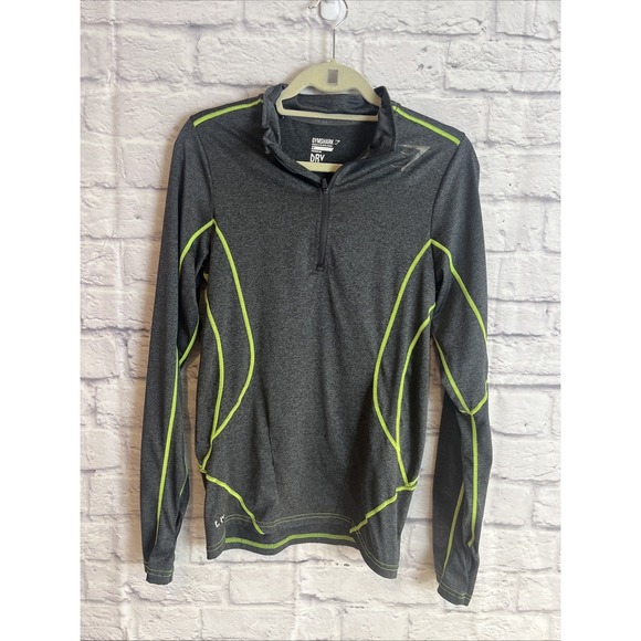 Gymshark Tops - Gymshark Women's 1/4 Zip Athleisure Sporty Pullover With Neon Contrast Stitch